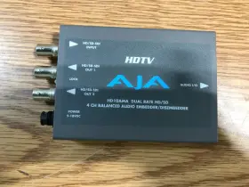 Hd10ama Aja Hdtv Dual Rate Hd/sd 4ch Audio Embedder Disembedder No Ps Hd10ama Aja Hdtv Dual Rate Hd/sd 4ch Audio Embedder Disembedder No Ps