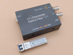 Convmof12g Blackagic Design Blackmagic Mini Converter Optical Fiber 12g No A/c