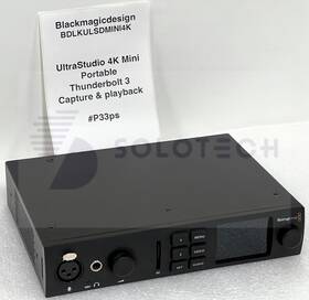 Blackmagic 338716006087 Ultrastudio 4k Mini Portable Thunderbolt 3 Capture And Playback - #p33p