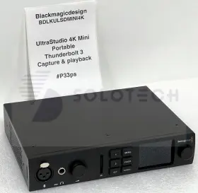 P33p Blackmagic 338716006087 Ultrastudio 4k Mini Portable Thunderbolt 3 Capture And Playback - #p33p
