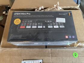 Blackmagic Design 338716006797 Atem Mini Pro Hdmi Live Stream Switcher Recorder Player New