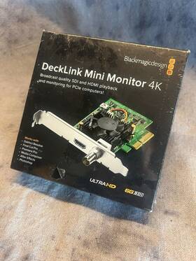 Blackmagic Design 54681 Decklink Mini Monitor 4k Broadcast Quality Playback