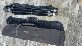 3246 Bogen Manfrotto Tripod With 501 Fluid Head Padded Bag 3246 Bogen Manfrotto Tripod With 501 Fluid Head Padded Bag