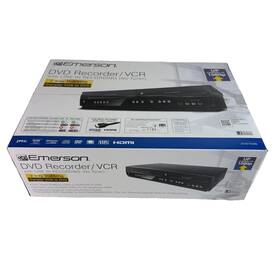 Emerson Zv427em5 Dvd Recorder Vcr 2 Way Dubbing Transfer Vhs To New Open Box