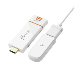 J5create B0flpv72bk Screencast 4k Max Wireless Display Adapter Enhanced Antenna Stream