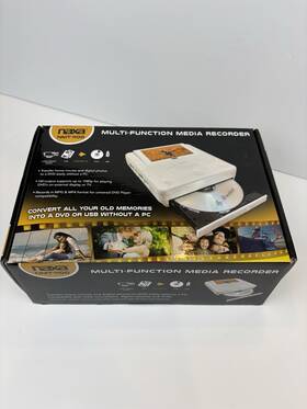 Naxa Ntm-1100 Dvd/usb Media Recorder With Screen White
