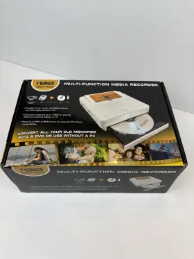 Ntm-1100 Naxa Dvd/usb Media Recorder With Screen White
