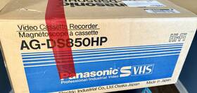 Panasonic Ag-ds850hp Professional Video Cassette Recorder S Vhs New In Box