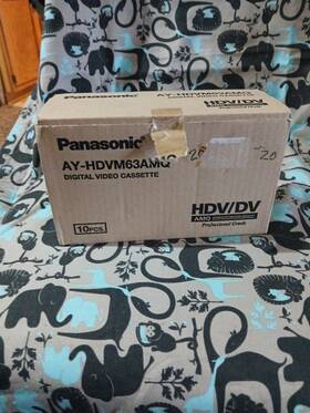Panasonic Ayhdvm63amq Ay-hdvm63amq Digital Video Cassette 10pc Profesional Grade