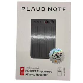 Plaud Note 659359808432 Black 64g Magsafe Case Included Chatgpt Empowered Ai Voice Recorder