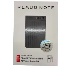 Plaud Note 659359808432 Black 64g Magsafe Case Included Chatgpt Empowered Ai Voice Recorder
