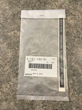 3-181-193-01 Sony Label Dvw-a500 Nos