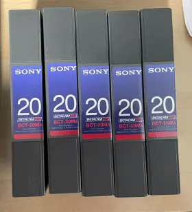Bct-20ma Sony Betacam 20 Tapes - Bct-20ma Sony Betacam 20 Tapes -