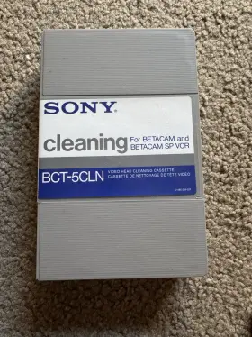 2-480249-02 Sony Bct-5cln Cleaning For Betacam And Sp Vcr 2-480249-02 Sony Bct-5cln Cleaning For Betacam And Sp Vcr
