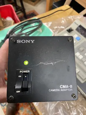 Cma-8 Sony Camera Adaptor Power Supply Powers On Not Tested Parts And Salvage