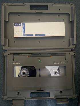 Sony D2l-126m Digital D-2 Videocassette Tape