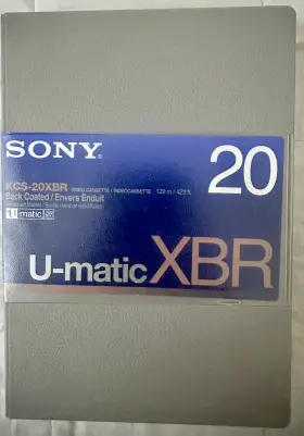 Kcs-20xbr Sony Pro U-matic Video Cassettes Stock Footage By Ace Ron Mcmanus Kcs-20xbr Sony Pro U-matic Video Cassettes Stock Footage By Ace Ron Mcmanus