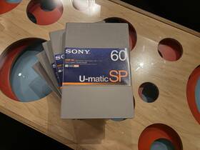 Sony Ksp-60 Lot Of 5 New 3/4 Inch U-matic Kcp-60 Back Coated Broadcast Master Video Tapes