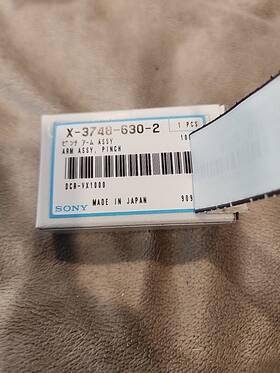 Sony X-3717-215-3 Pinch Roller Arm Assembly New
