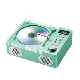 Sb3720te Studebaker 94306497 Retro Cd Player With Bluetooth - Teal Fm Radio Lcd Sb3720te Studebaker 94306497 Retro Cd Player With Bluetooth - Teal Fm Radio Lcd
