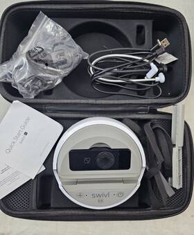 Swivl Sw4138 Cx Robotic Video Camera Capture System With Remote Cables Case