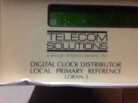 Telecom Solutions Loran-3 Digital Clock Dist With Local Primary Reference