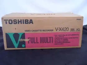 V-x420 Toshiba Vhs Player Full Multi System Pal/secam/ntsc 3.58/ntsc 4.43 V-x420 Toshiba Vhs Player Full Multi System Pal/secam/ntsc 3.58/ntsc 4.43