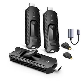 Yomais B0dkd246hp Wireless Hdmi Pro Kit - 1 Transmitter 2 Receivers Portable Multi-tvs Extender