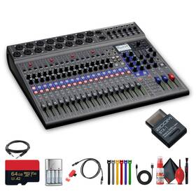 Zoom Zl20-ag2-1 Livetrak L-20-20-input Digital Mixer Bta-1 Bluetooth Adapter Bundle