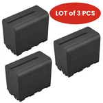 Lot Of 3 Pcs Kapaxen NP-F970 Li-ion Batteries For Sony Camcorders New. Price: $65.00.