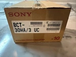Sony Betacam Sp BCT-30MA Metal Tape Set Of 10 New. Price: $69.95.