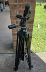 Bogen Manfrotto 3246 Tripod With 3037 Way Tilt Head- Great Condition Used. Price: $100.00.