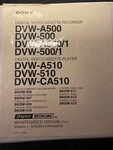 Sony Original Maintenance Manuals Models: DVW-A500 DVW-CA510 Vintage Videorecord Like. Price: $150.95.