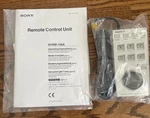 Brand New Sony Remote Control Unit SVRM-100A. Price: $115.00.