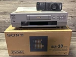 Sony DSR-30 Dvcam Digital Video Recorder Mint W/original Box, Remote, & Docs! Used. Price: $649.95.