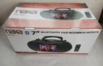 Naxa NDL-257 7" Bluetooth Dvd Player Boombox Tv Lcd Screen Usb Slot Am/fm Open. Price: $100.00.