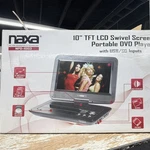 Naxa NPD-1003 10" Lcd Swivel Screen Portable Dvd Player Usb Sd Black New. Price: $54.99.