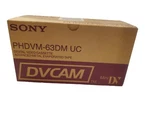 Sony PHDVM-63DM Box Of 10.DIGITAL Video Cassette. Advanced Metal Evaporated Tape New. Price: $129.95.