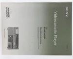 User Manual Sony Videocassette Player PVM-2600P Instructions Used. Price: $37.81.