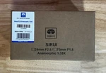 Sirui 24MM F/2.8 1.33X Anamorphic Lens For Canon Ef-m #SR24EFM New. Price: $500.00.