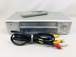 Magnavox MVR430MG21 4-HEAD Vhs Vcr Hq Video Cassette Recorder W/ Remote Tested Used. Price: $59.99.