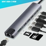 Cellphone/pc/ipad/iphone Dock Network Video Hub Usb-c/a HDMI/RJ45/CARD Reader New. Price: $14.41.