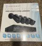 Amcrest AMDV7214-4B-B 4CH HD720P High Resolution Camera New Open Box. Price: $80.00.
