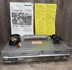 Panasonic DMR-E75V Dvd Vcr Combo Recorder Two-way Dubbing Remote Cables Tested Used. Price: $99.99.
