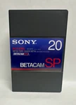Sony 20-MINUTE Betacam Sp BCT-20MA Video Cassette New/blank/unused. Price: $5.00.