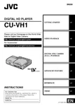 Jvc CU-VH1 Digital Hd Player Owners Instruction Manual Reprint New. Price: $22.24.