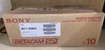 Set Of 10 Sony Betacam Sp BCT-30MA Metal Tape New Open Box. Price: $49.00.